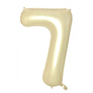 Giant Luxe Gold Number Foil Balloon - INFLATED