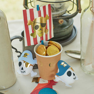 Pirate Cup & Straw Set