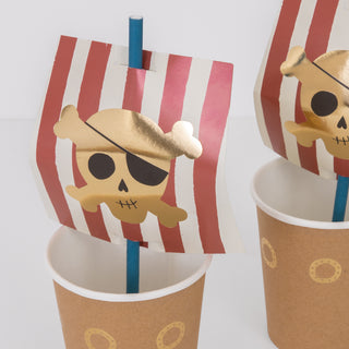 Pirate Cup & Straw Set
