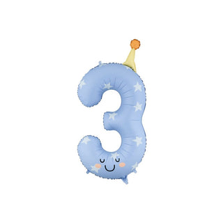 Party Hat Number Balloon
