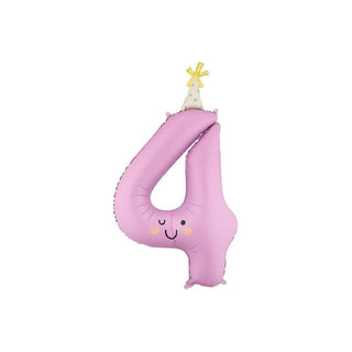 Party Hat Number Balloon