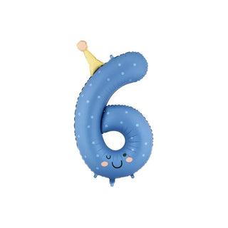 Party Hat Number Balloon