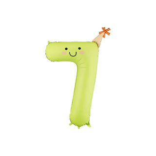 Party Hat Number Balloon