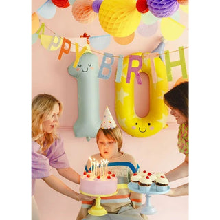 Party Hat Number Balloon