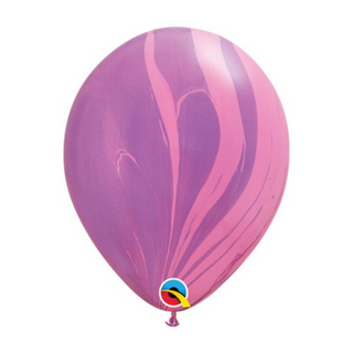 28cm Latex Balloon - Pink Violet SuperAgate