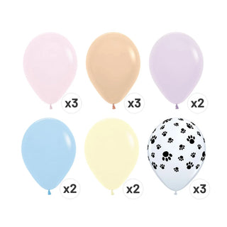 Pastel Puppy Balloons (Pack of 15)