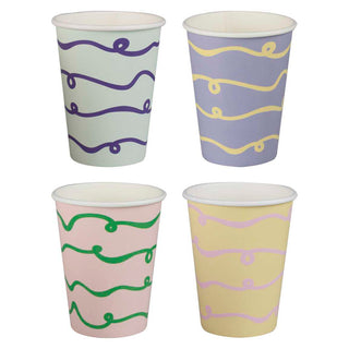 Pastel Wave Cups