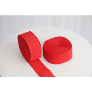 Red Crepe Streamer Roll