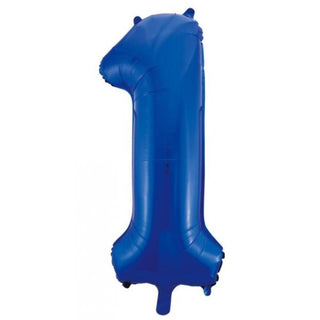 Giant Royal Blue Number Foil Balloon