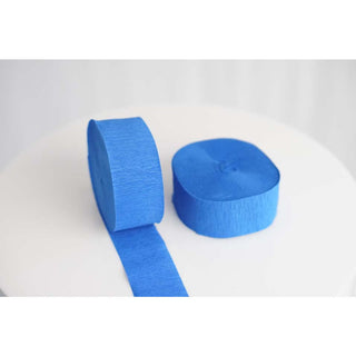Royal Blue Crepe Streamer Roll
