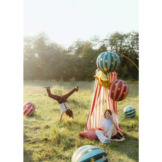 Green Starry Ball Foil Balloon - BAM Party and Events