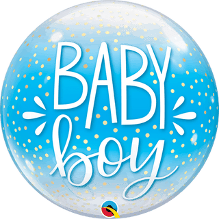 Baby Boy 22" Bubble Balloon