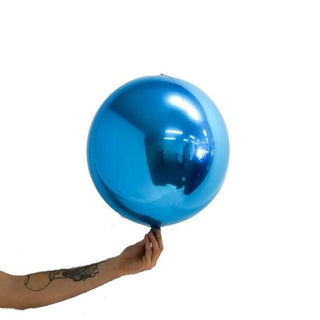 Metallic Royal Blue 35cm Loon Ball