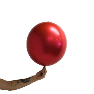 Metallic Red 35cm Loon Ball