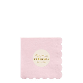 Simply Eco Small Napkins - Pale Pink