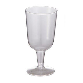 Clear Plastic Wine Glasses (Pack of 12)
