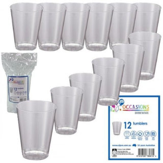 Clear Tumbler (12 Pack)