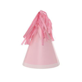 Pastel Pink Party Hats With Tassels