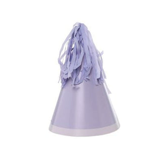 Pastel Lilac Party Hats With Tassels