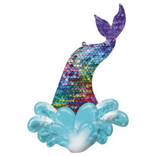 Mermaid Sequin Tail Foil Balloon