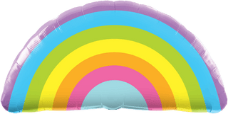 Radiant Rainbow Foil Balloon