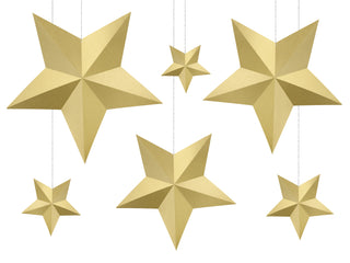 Gold Stars Decoration