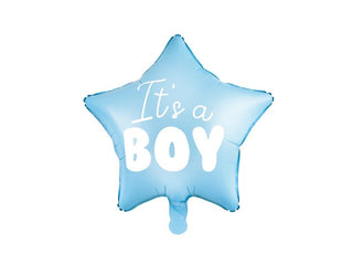 It's a Boy Star Foil Balloon
