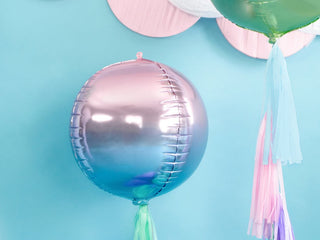 Violet & Blue Ombre Foil Balloon
