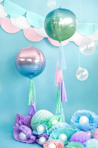 Violet & Blue Ombre Foil Balloon