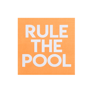 Rule The Pool Cocktail Napkins