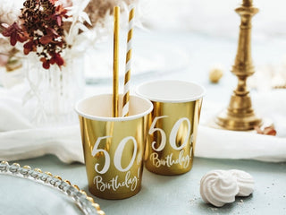 50th Birthday Cups