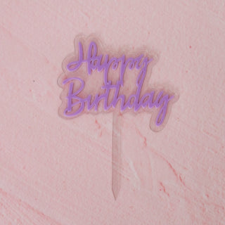 Happy Birthday Cake Topper