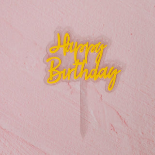 Happy Birthday Cake Topper