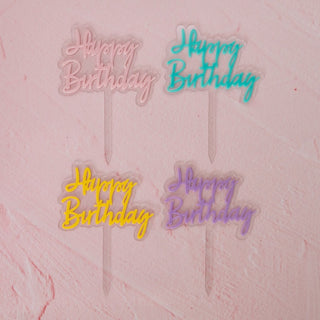Happy Birthday Cake Topper