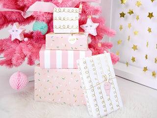 Pink Wrapping Paper 2pk