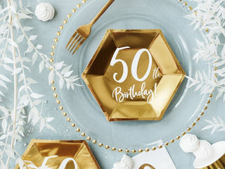 50th Birthday Plates