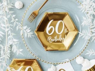 60th Birthday Plates