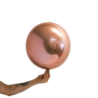 Metallic Pink Rose Gold 35cm Loon Ball
