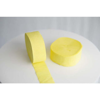 Tissue Paper Streamer Roll - Pastel Yellow