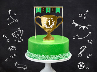 Football Party Cake Toppers