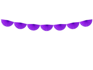 Purple Tissue Garland