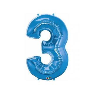 Giant Sapphire Blue Number Balloon