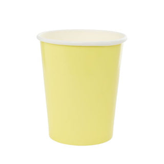 Pastel Yellow Cups