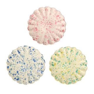 Reusable Bamboo Speckled Plates