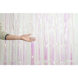Foil Curtain - Iridescent Pink