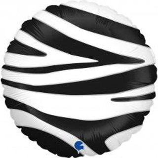 Zebra Stripes 18" Foil Balloon