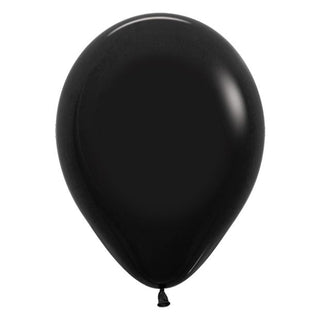 Black Tie Balloon Bunch - INFLATED