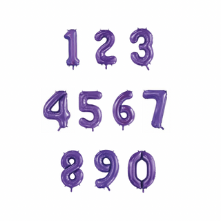 Giant Purple Number Balloon