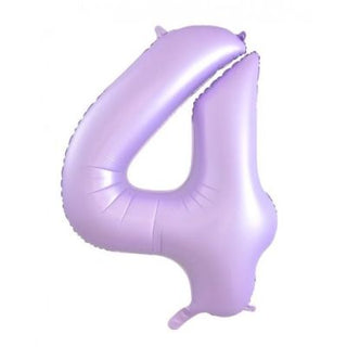 Giant Pastel Lilac Number Balloon