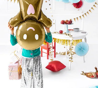 Gingerbread Foil Balloon - BAM Party and Events